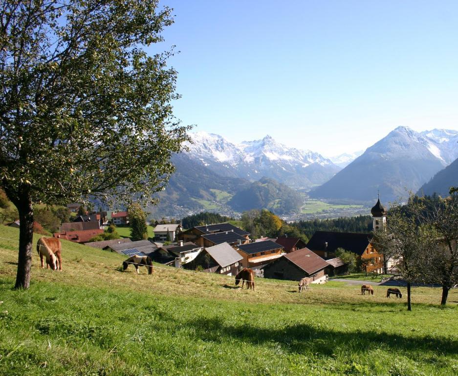 Hotel Gasthaus Schaefle Bürserberg Exterior foto